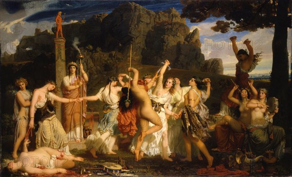 La Danse des bacchantes (The Dance of Bacchantes), 1849.