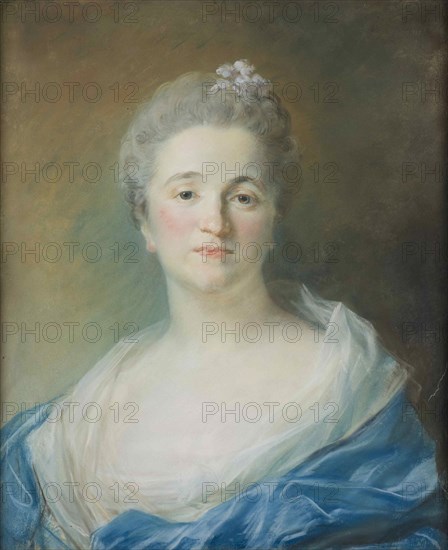 Portrait of Mme Michel de Grilleau, née Madeleine Françoise Seurrat de Bellevue, ca 1751.