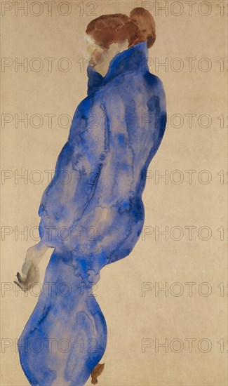 Woman in the blue dress, 1911.