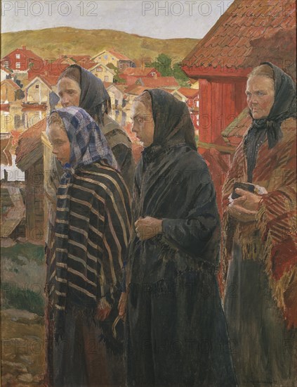 Fishermen's Wives Returning from Church, 1899.