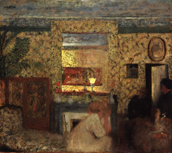 Le salon des Natanson, Rue Saint-Florentin, 1897-1898.