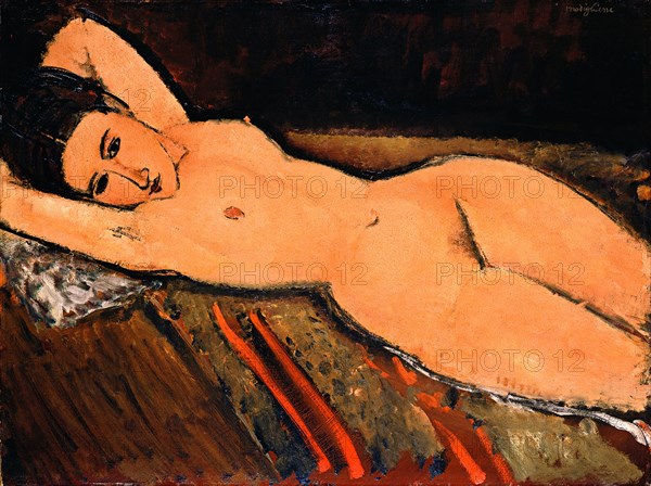 Nude lying (Nu couché), 1916.