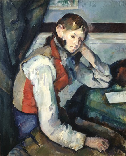 The Boy in the Red Vest (Le garçon au gilet rouge), 1888-1890.