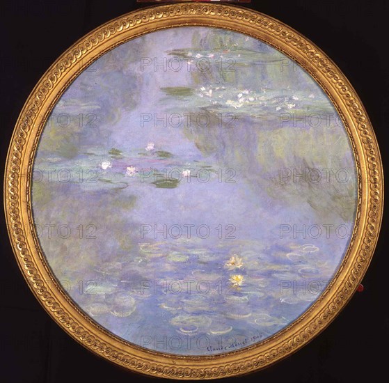 Nymphéas, harmonie bleue, 1908.