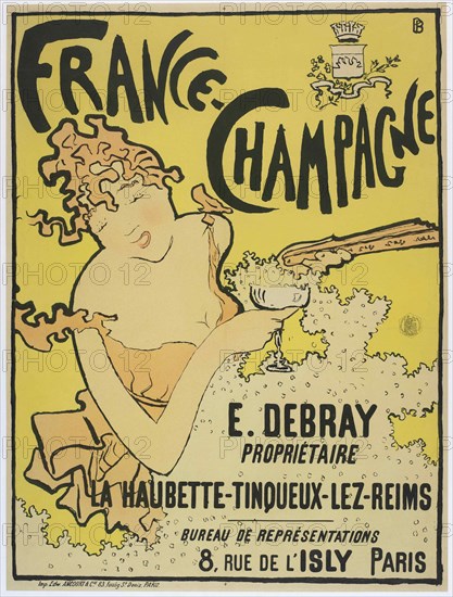 France - Champagne , 1891.