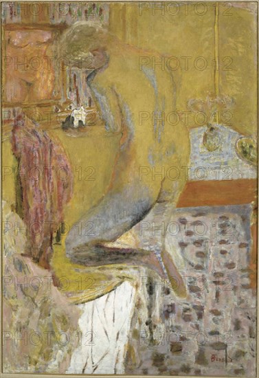 Nu de dos à la toilette (Nu jaune), 1934.