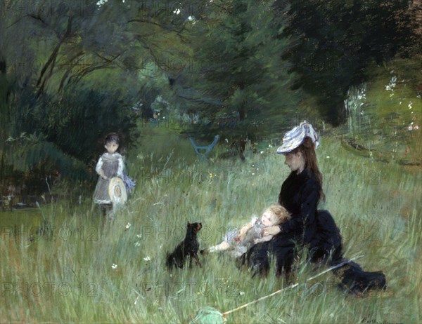 Dans le parc, c. 1874.