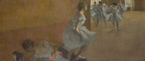 Danseuses montant un escalier, 1886-1890.