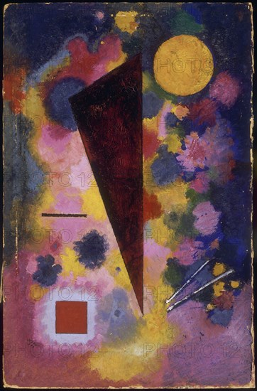 Bunter Mitklang (Résonance multicolore) , 1928.