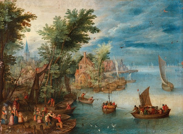 River landscape, c.1630.