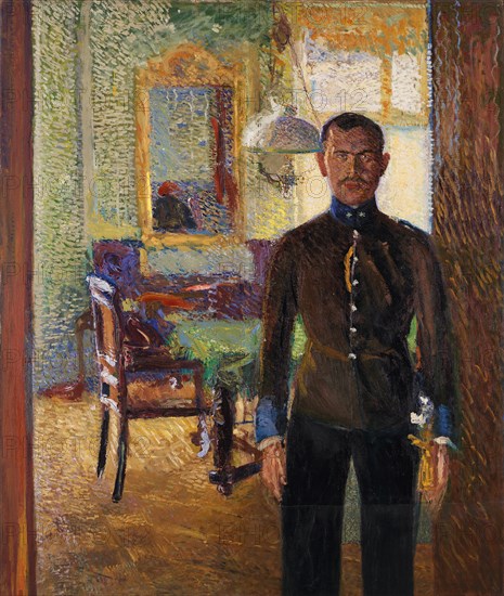 Portrait of the Reserve Lieutenant Alois Gerstl, 1906.