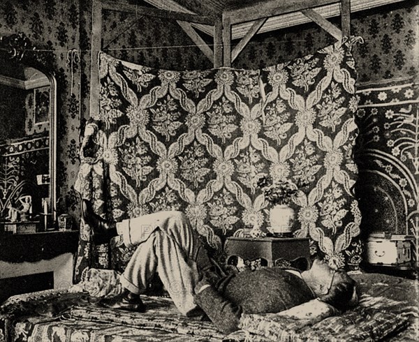 Pierre Bonnard as an Odalisque in Matisse's Studio, 1929.