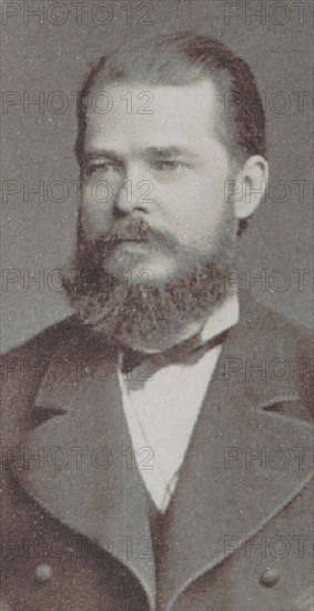 Portrait of Pyotr Ivanovich Jurgenson (1836-1903), 1870s.