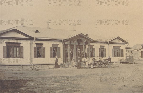 Pyotr Tchaikovsky (1840-1893) with the Davydov Family in the Verbovka estate , 1875.