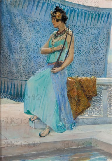 Algerian dancer or Salambó, 1910. Creator: Rochegrosse, Georges Antoine (1859-1938).