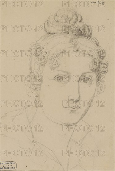 Self-Portrait, c.1830. Creator: Rosario Weiss Zorrilla, Maria del (1814-1843).