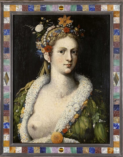 Flora meretrix, ca 1590. Creator: Arcimboldo, Giuseppe (1527-1593).