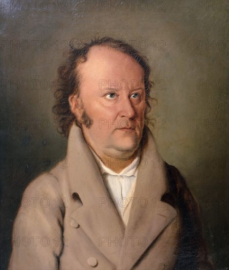 Portrait of the writer Jean Paul (1763-1825), 1810. Creator: Meier, Friedrich (1785-1815).