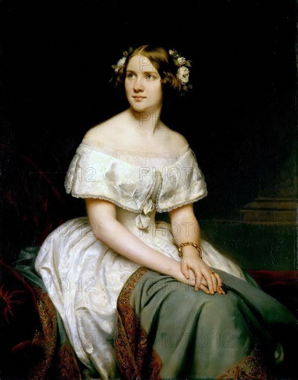 Portrait of the Soprano Jenny Lind (1820-1887), 1846. Creator: Magnus, Eduard (1799-1872).