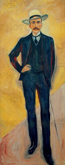 Portrait of Harry Graf Kessler (1868-1937), 1906. Creator: Munch, Edvard (1863-1944).