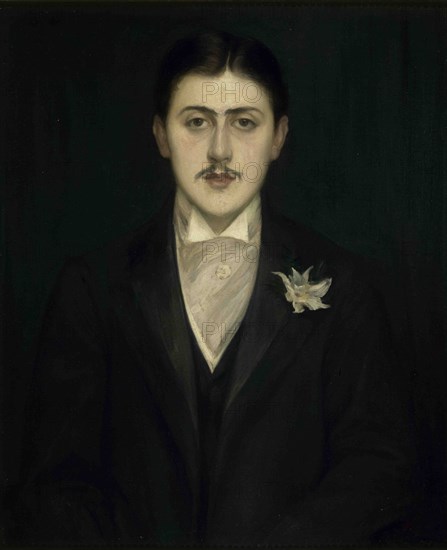 Portrait of Marcel Proust, 1892. Creator: Blanche, Jacques-Émile (1861-1942).