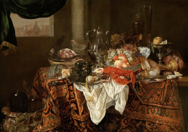 Banquet Still Life. Creator: Beijeren, Abraham Hendricksz, van (1620/21-1690).