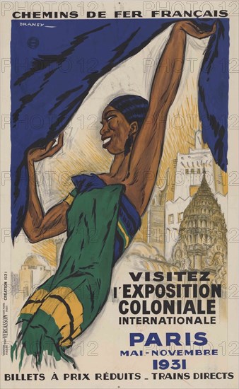 The Paris Colonial Exhibition (Exposition coloniale internationale), 1931. Creator: Dransy, Jules Isnard (1883-1945).