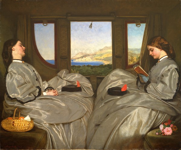 The Travelling Companions, 1862. Creator: Egg, Augustus Leopold (1816-1863).