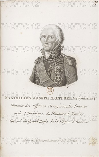 Portrait of Maximilian Joseph Count von Montgelas (1759-1838), 1810. Creator: Mayer, Constance (1775-1821).