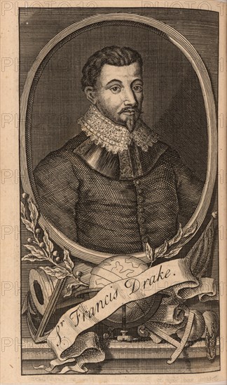 Portrait of Sir Francis Drake, 1741. Creator: Anonymous.