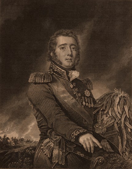 Portrait of Gregor MacGregor (1786-1845), 1822. Creator: Lizars, William Home (1788-1859).