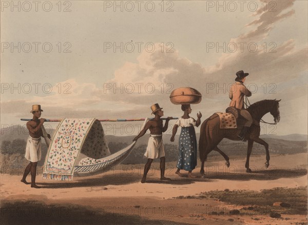 A Planter and his Wife on a Journey, 1816. Creator: Anonymous.