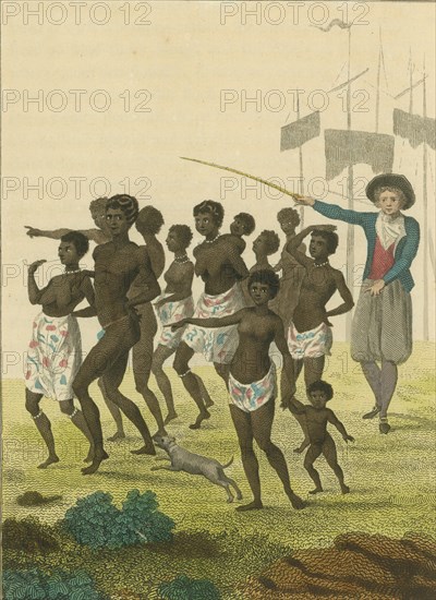 Group of Negros, as imported to be sold for Slaves, 1793. Creator: Blake, William (1757-1827).