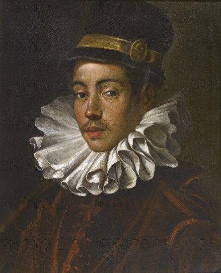 Portrait of Ito Mancio, ca 1585. Creator: Tintoretto, Domenico (1560-1635).