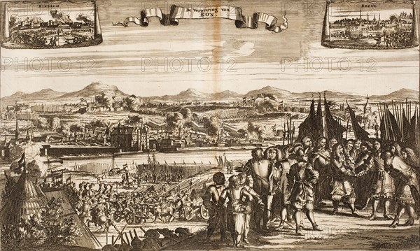 The Siege of Bonn, 1689 (From: Schauplatz des Krieges). Creator: Anonymous.