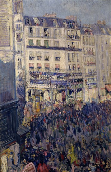 Mardi gras in Paris, 1900.
