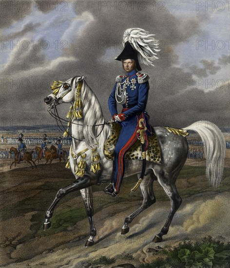 King William I of Württemberg (1781-1864) , ca 1845.