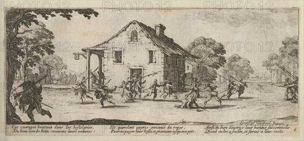 The Miseries and Misfortunes of War, folio 4: Scene of Pillage, 1633.