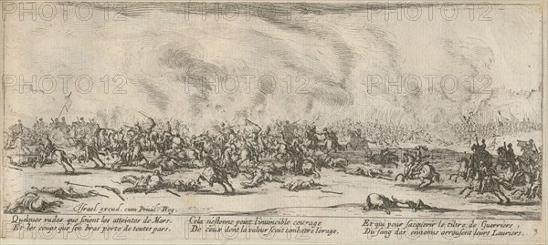 The Miseries and Misfortunes of War, folio 3: The Battle, 1633.