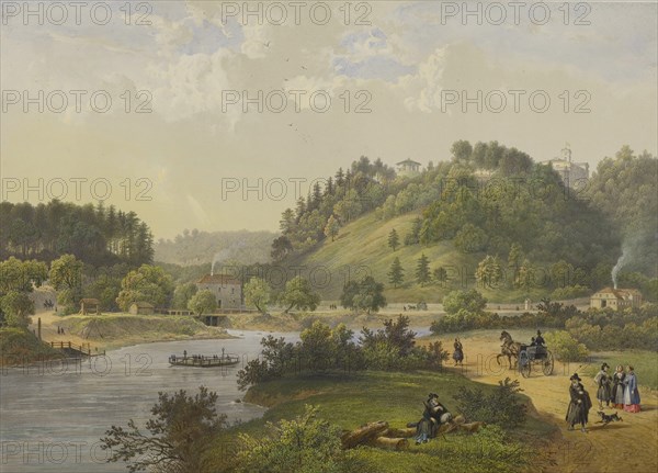 Park Verkiai (Werki) near Vilnius, 1847.