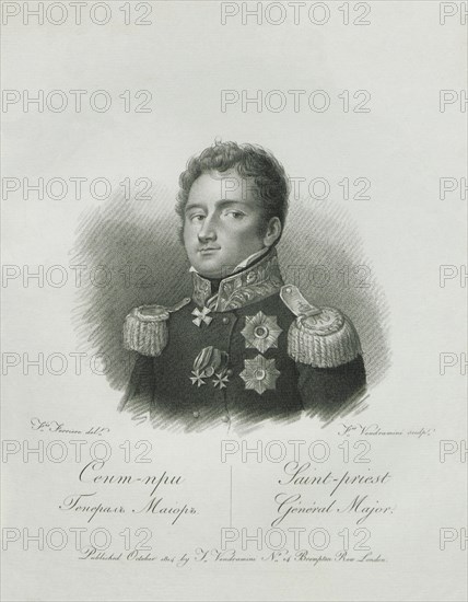 Guillaume Emmanuel Guignard, vicomte de Saint-Priest (1776-1814), 1813.