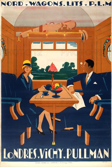 Compagnie Internationale des Wagons-Lits (International Sleeping-Car Company), 1927.