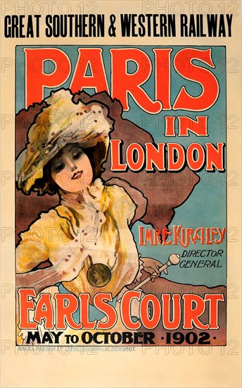 Paris in London. Great Southern and Western Railway, 1902.