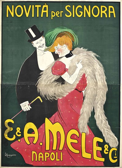 Cappiello, affiche "Mele & Ci, E&A"