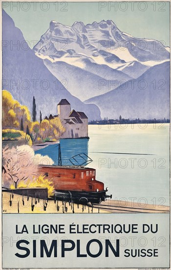 La Ligne Electrique du Simplon, 1928.