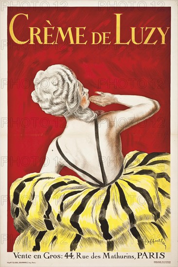 Cappiello, affiche pour la crème de Luzy, 1919