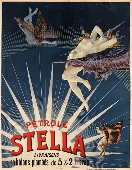 Pétrole Stella (Stella gasoline), 1897.