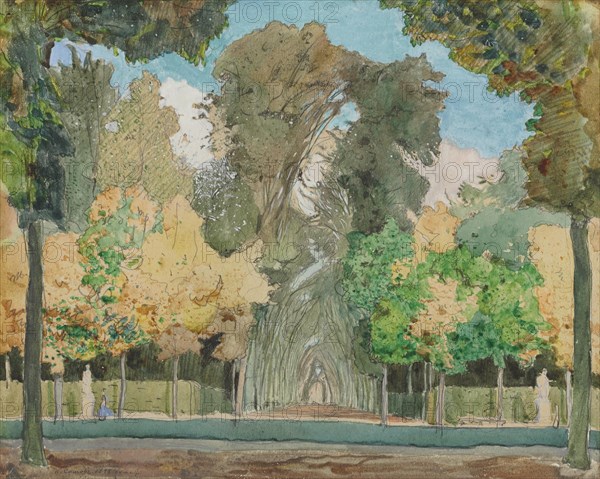 Autumn in the park at Versailles, 1898.