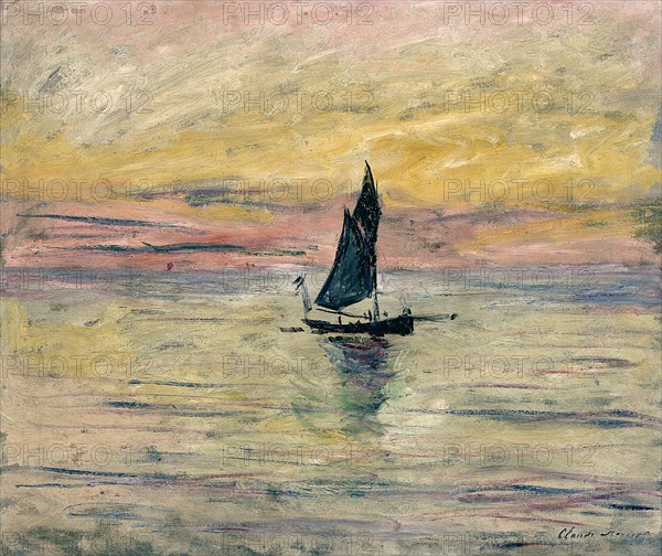 The Sailing Boat, Evening Effect, 1885.