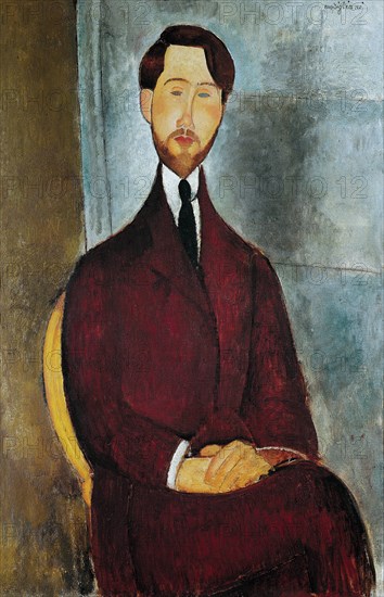 Portrait of Léopold Zborowski (1889-1932), 1919.